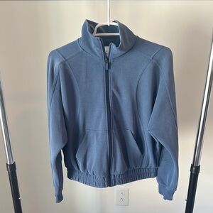 Lulu Lemon Blue Zip-Up Jacket